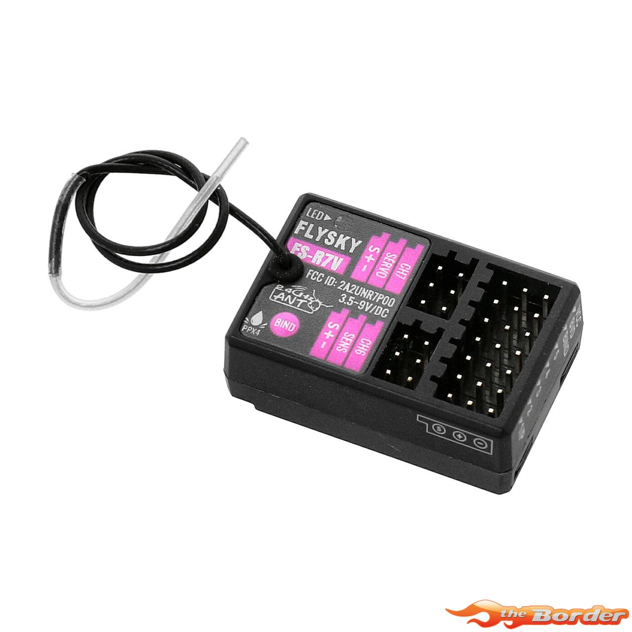 FlySky R7V ANT Receiver 7Ch. Gyro FS025 - Afbeelding 3