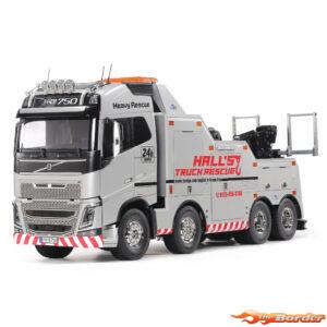 Tamiya 1/14 Volvo 8x4 FH16 Tow Truck Silver Pre-Painted 47528