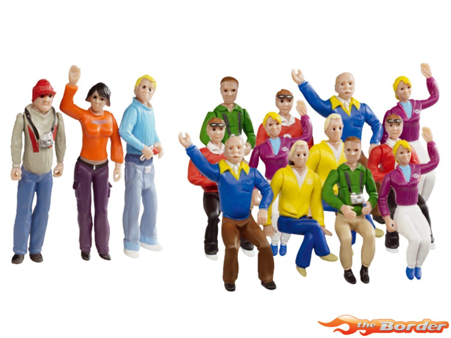 Carrera Figures Painted (15) 1/24 21128 - Afbeelding 2