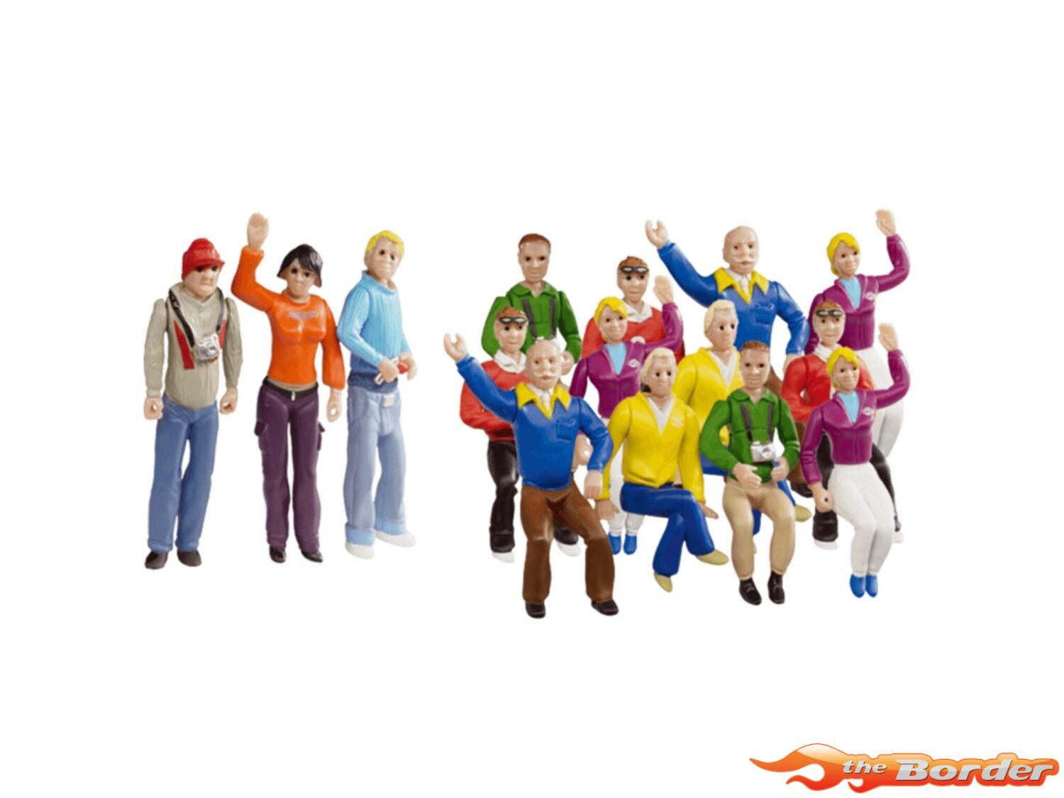 Carrera Figures Painted (15) 1/24 21128