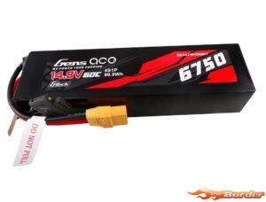GensAce G-Tech 6750mAh 14.8V 4S 60C LiPo Battery XT90 GEA67504S60GT