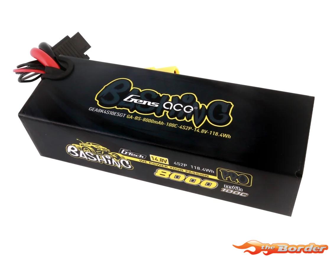 GensAce G-Tech 8000mAh 14.8V 4S 100C LiPo Battery met EC5 GEA8K4S10E5GT - Afbeelding 4