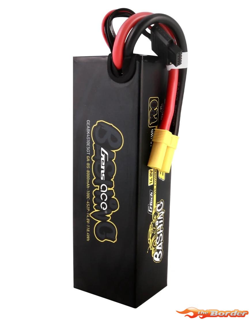 GensAce G-Tech 8000mAh 14.8V 4S 100C LiPo Battery met EC5 GEA8K4S10E5GT - Afbeelding 3