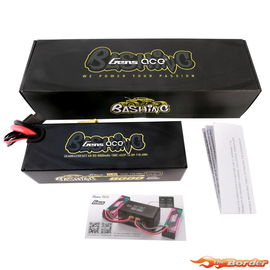 GensAce G-Tech 8000mAh 14.8V 4S 100C LiPo Accu met EC5 GEA8K4S10E5GT