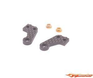 Schumacher Carbon Fiber Steering Arm 2 Pip Worlds Edition (2) - Cat PB U9403