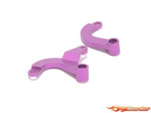 Schumacher Purple Alloy Steering Radius Arms (2) - C2W U9546