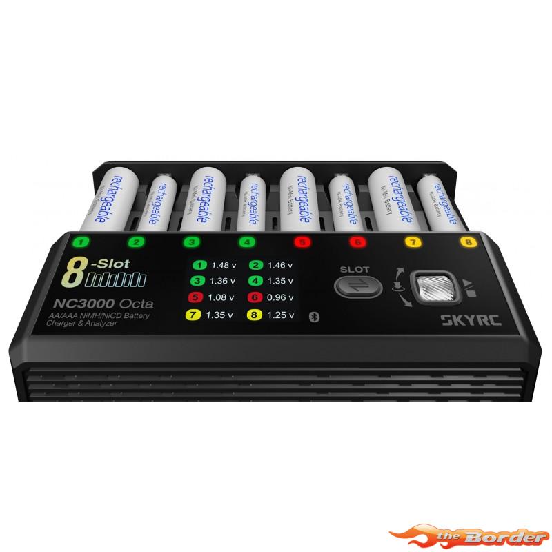 SkyRC NC3000 Octa NiMH/NiCD AA/AAA 8x Battery Charger 100228-01 - Afbeelding 3
