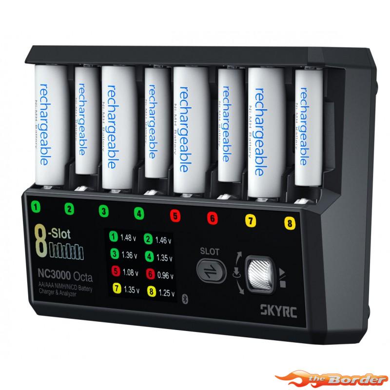 SkyRC NC3000 Octa NiMH/NiCD AA/AAA 8x Battery Charger 100228-01 - Afbeelding 7