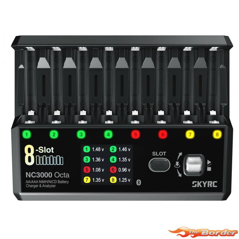 SkyRC NC3000 Octa NiMH/NiCD AA/AAA 8x Battery Charger 100228-01 - Afbeelding 8