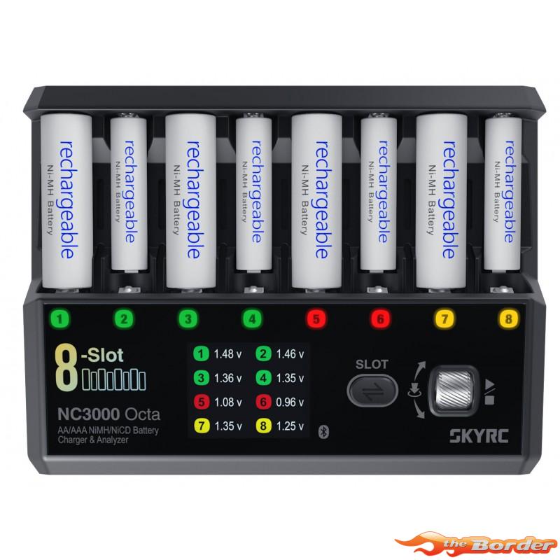 SkyRC NC3000 Octa NiMH/NiCD AA/AAA 8x Battery Charger 100228-01