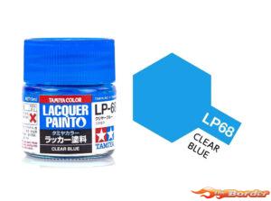Tamiya Lacquer Paint Clear Blue LP-68 82168