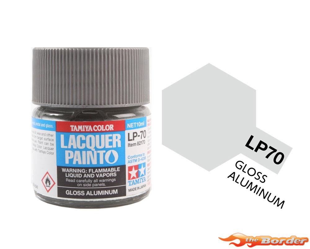 Tamiya Lacquer Paint Gloss Aluminium Silver LP-70 82170