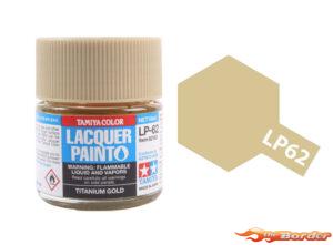 Tamiya Lacquer Paint Titanium Gold LP-62 82162