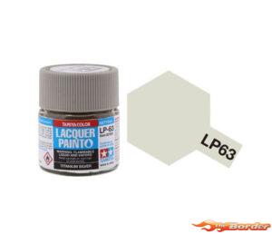 Tamiya Lacquer Paint Titanium Silver LP-63 82163