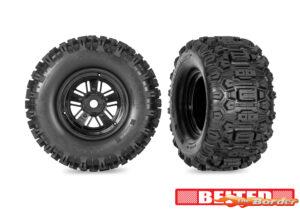 Traxxas Funco Replica Black Sledgehammer Tires (2) 10945