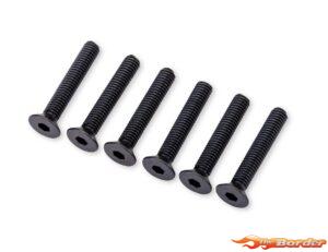 Traxxas Screws - 3x18mm Countersunk Machine (6) 3197