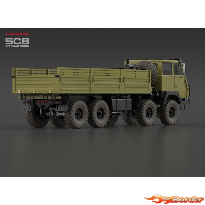 CrossRC Crawling Kit SC8 1/12 8x8 Truck RTR CRO90100266 - Afbeelding 11
