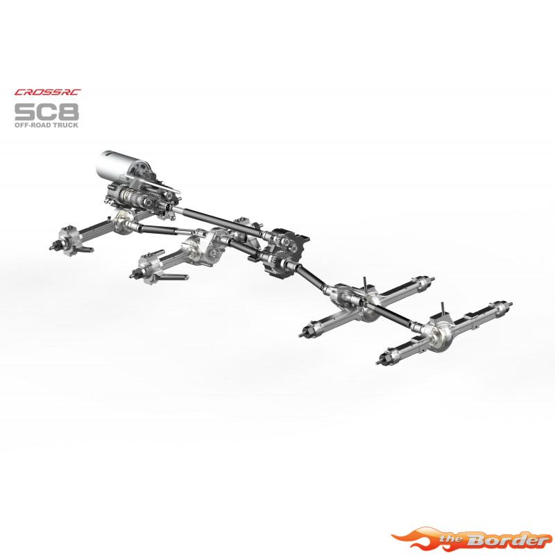 CrossRC Crawling Kit SC8 1/12 8x8 Truck RTR CRO90100266 - Afbeelding 18