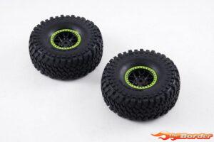 FMS 1/7 U4 Funhaver - Wheel Set Green (2) FMSC72002