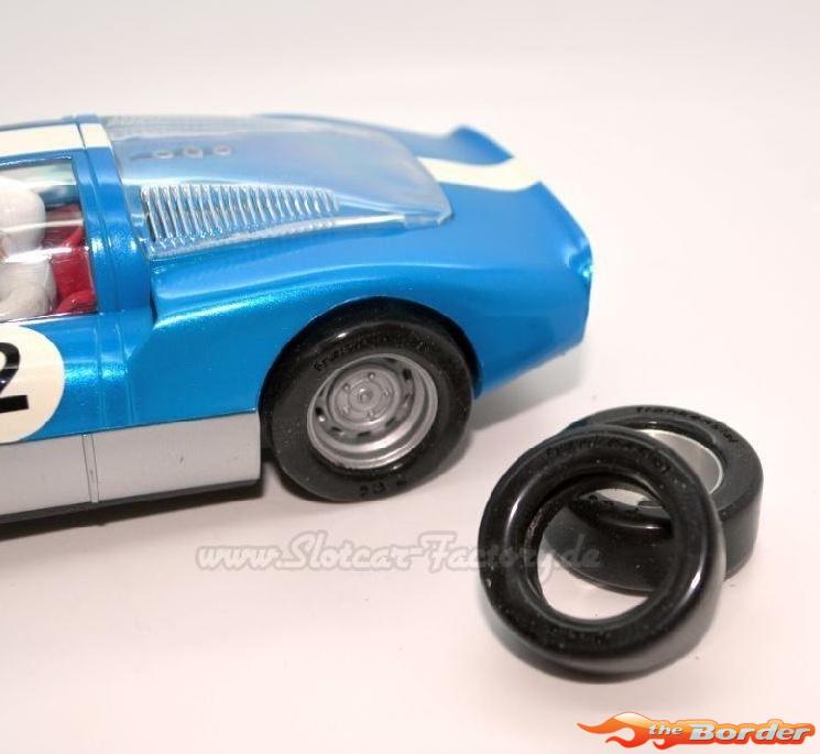 FrankenSlot Pu Tires Rear Porsche Carrera C6 V2.1 88850
