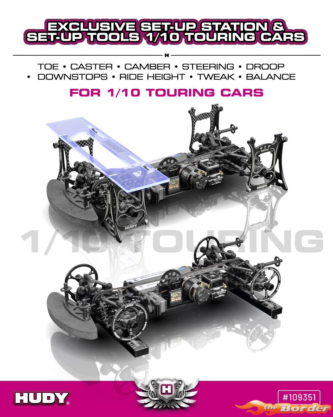 Hudy Set-Up Station & Set-Up Tools w/Carrying Bag for 1/10 Touring Cars 109351 - Afbeelding 4