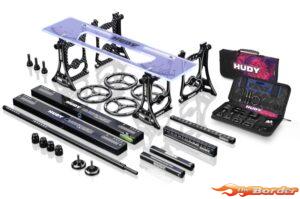 Hudy Set-Up Station & Set-Up Tools w/Carrying Bag for 1/10 Touring Cars 109351