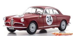 Kyosho 1/18 Alfa Romeo Giuletta SV Targa Florio 1957 Nr.24 KS08957B