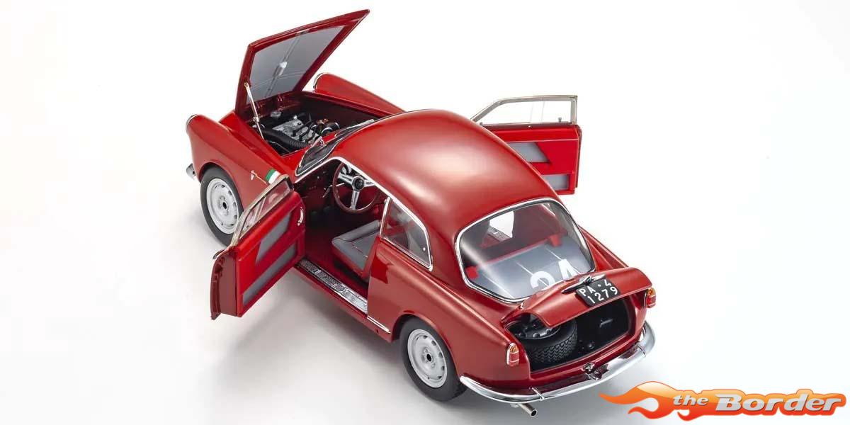 Kyosho 1/18 Alfa Romeo Giuletta SV Targa Florio 1957 Nr.24 KS08957B - Afbeelding 5