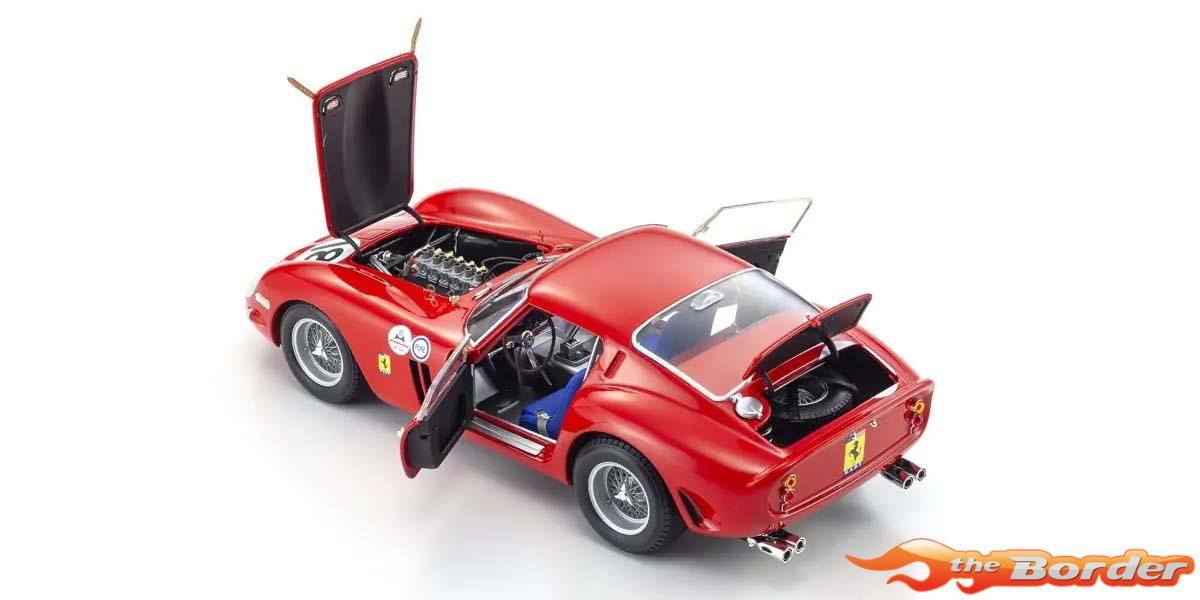 Kyosho 1/18 Ferrari 250 GTO Daytona 3H 1st OA 1963 Nr.18 KS08438F - Afbeelding 4