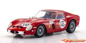 Kyosho 1/18 Ferrari 250 GTO Daytona 3H 1st OA 1963 Nr.18 KS08438F