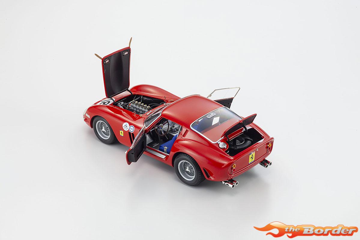 Kyosho 1/18 Ferrari 250 GTO Daytona 3H 1st OA 1963 Nr.18 KS08438F - Afbeelding 8
