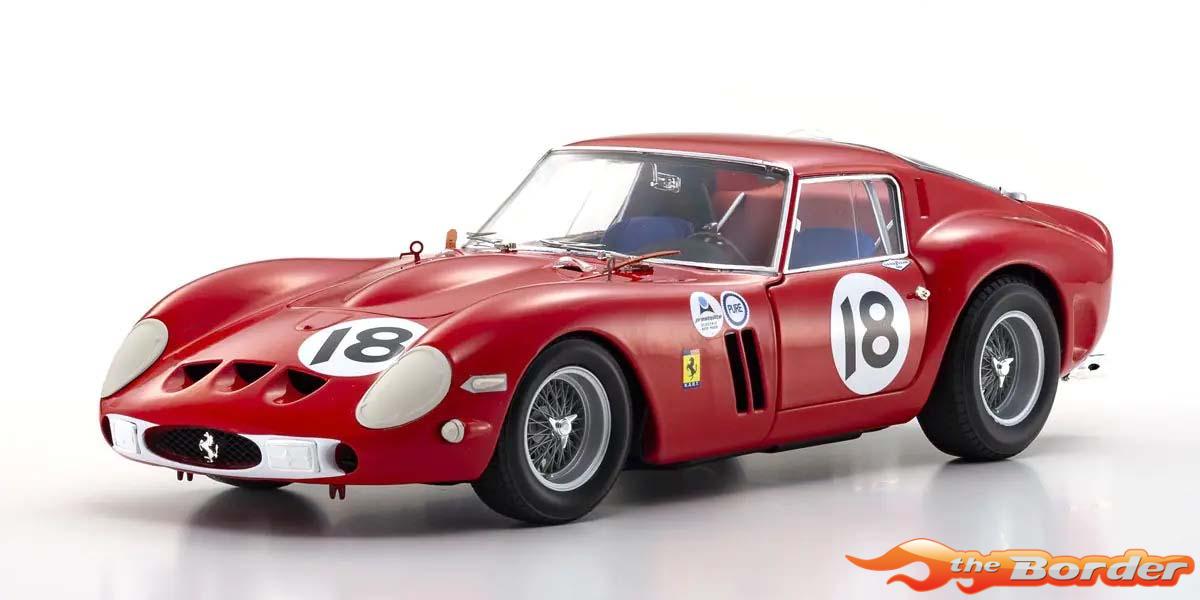 Kyosho 1/18 Ferrari 250 GTO Daytona 3H 1st OA 1963 Nr.18 KS08438F