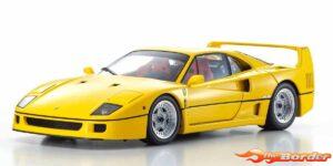 Kyosho 1/18 Ferrari F40 Yellow 1987 KS08416Y