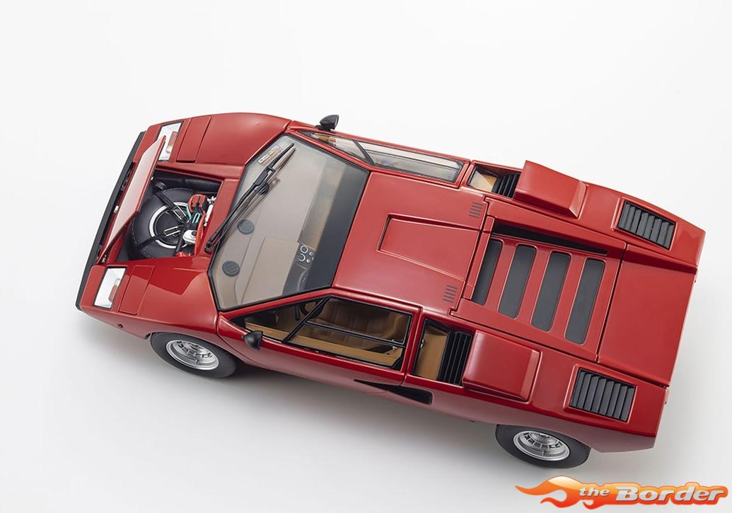 Kyosho 1/18 Lamborghini Countach LP400 1974 Red KS08321RT - Afbeelding 13