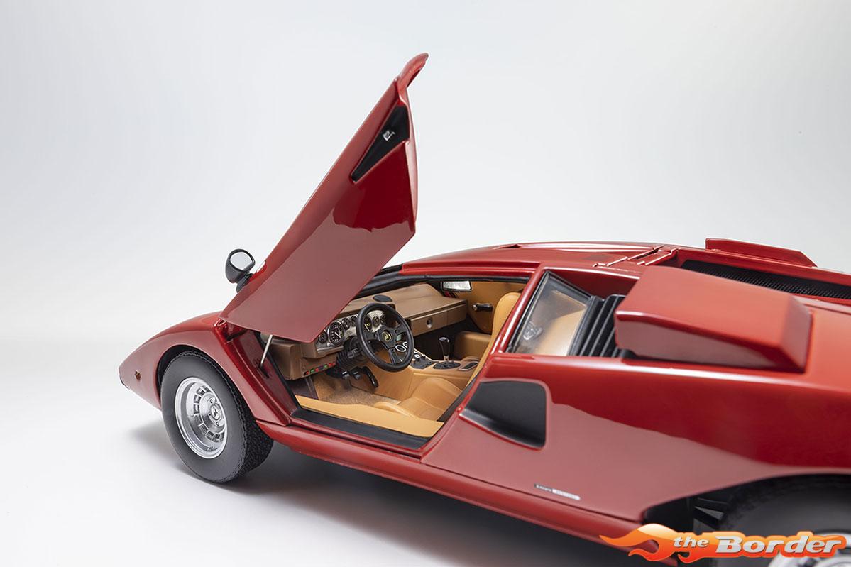 Kyosho 1/18 Lamborghini Countach LP400 1974 Red KS08321RT - Afbeelding 5