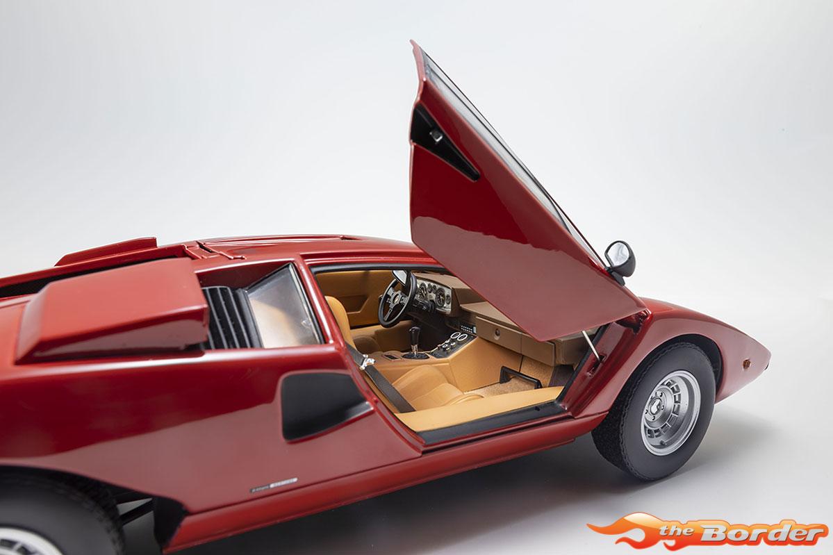 Kyosho 1/18 Lamborghini Countach LP400 1974 Red KS08321RT - Afbeelding 7