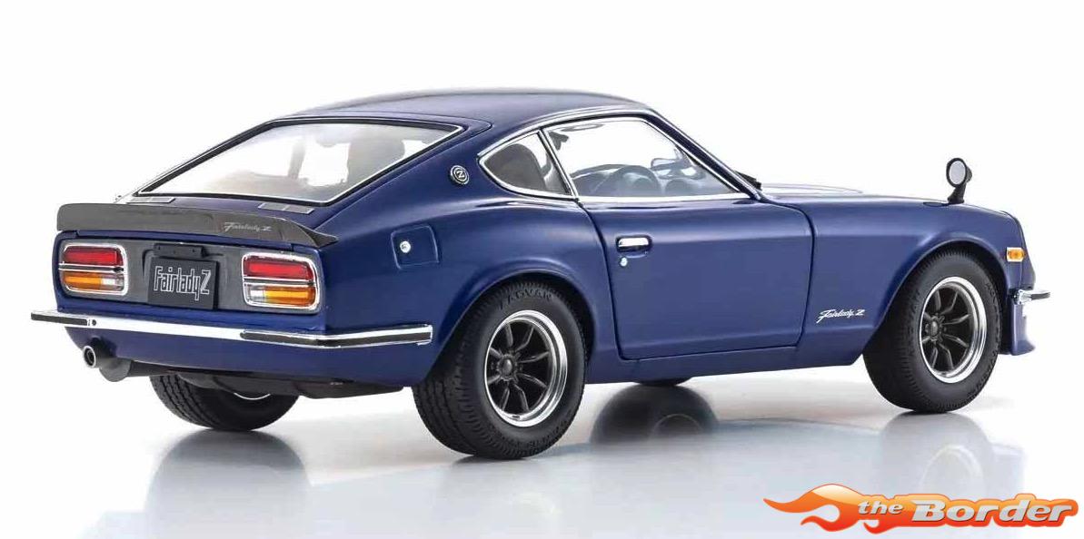 Kyosho 1/18 Nissan Fairlady Z-L (S30) 1970 Blue Metallic KS08220WBL - Afbeelding 7