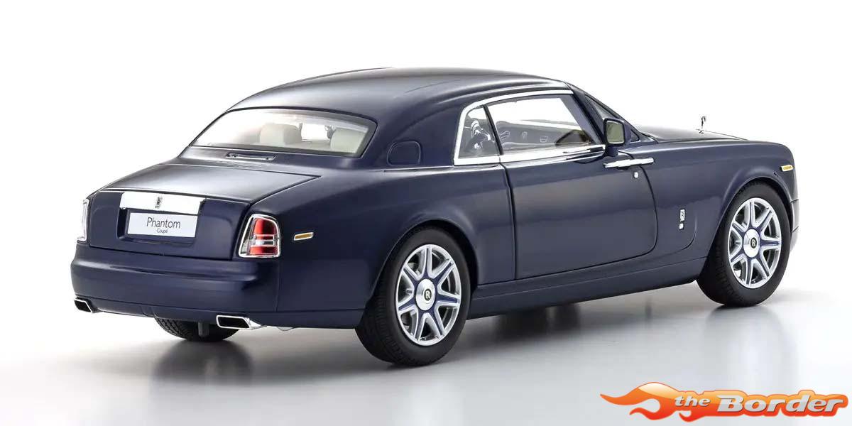 Kyosho 1/18 Rolls-Royce Phantom Coupé 2008 Blue Metallic KS08862BLM - Afbeelding 3