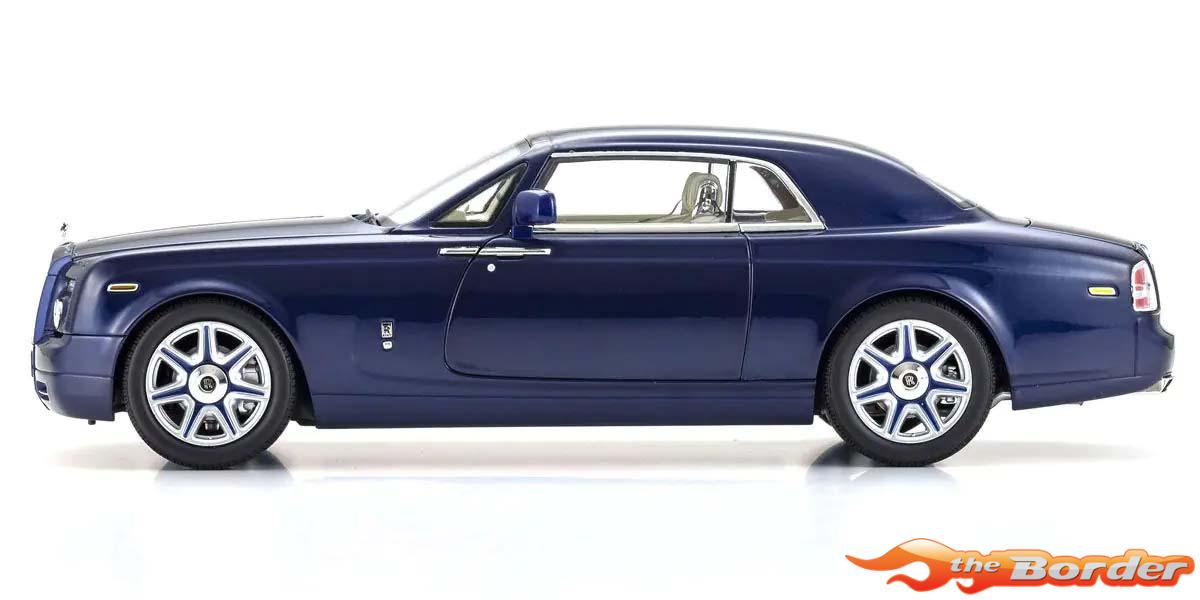 Kyosho 1/18 Rolls-Royce Phantom Coupé 2008 Blue Metallic KS08862BLM - Afbeelding 4