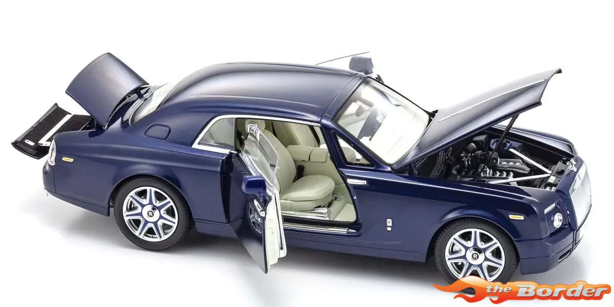Kyosho 1/18 Rolls-Royce Phantom Coupé 2008 Blue Metallic KS08862BLM - Afbeelding 5