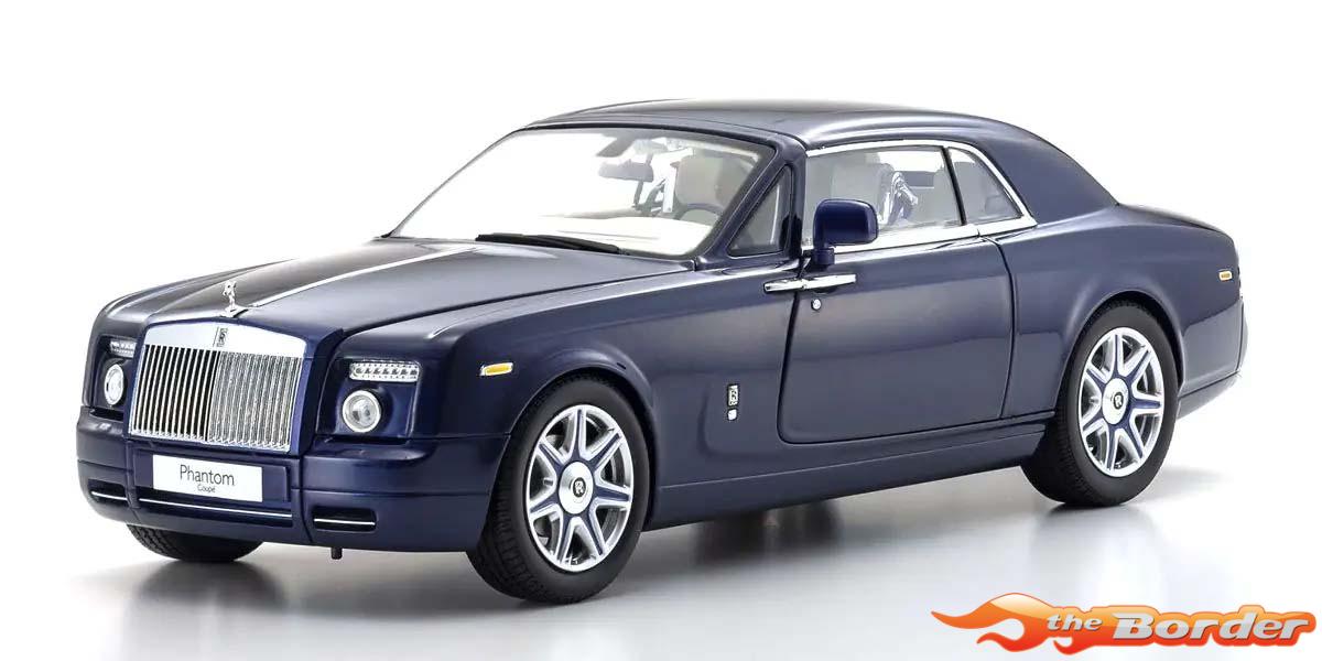 Kyosho 1/18 Rolls-Royce Phantom Coupé 2008 Blue Metallic KS08862BLM