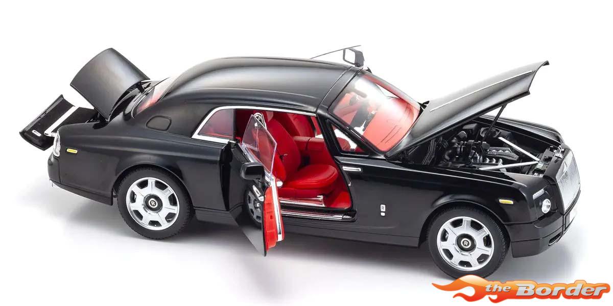 Kyosho 1/18 Rolls-Royce Phantom Coupé 2008 Diamond Black KS08862DBK - Afbeelding 5