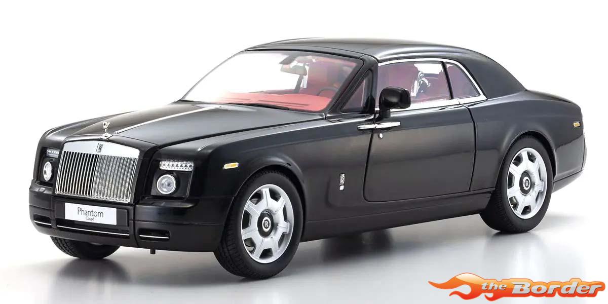 Kyosho 1/18 Rolls-Royce Phantom Coupé 2008 Diamond Black KS08862DBK
