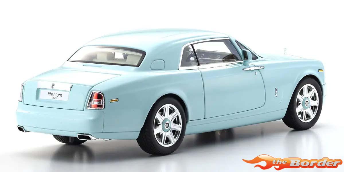 Kyosho 1/18 Rolls-Royce Phantom Coupé 2008 Turquoise KS08862TBL - Afbeelding 5