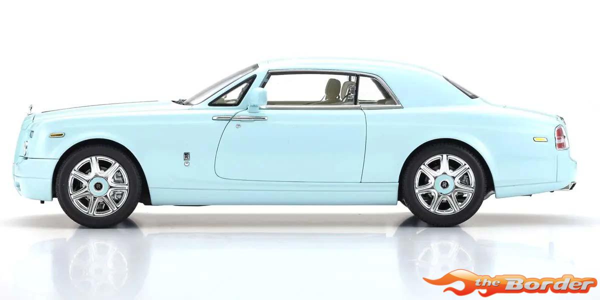 Kyosho 1/18 Rolls-Royce Phantom Coupé 2008 Turquoise KS08862TBL - Afbeelding 4