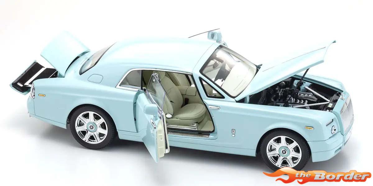 Kyosho 1/18 Rolls-Royce Phantom Coupé 2008 Turquoise KS08862TBL - Afbeelding 3