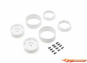 Kyosho Bead-Lock 1.9 Inches Dish White Wheels (2) - KC10 Series CLH001WH