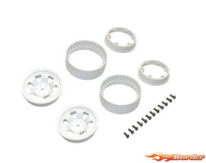 Kyosho Bead-Lock 1.9 Inches Spoke White Wheels (2) - KC10 Series CLH002WH