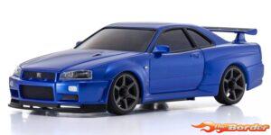 Kyosho Mini-Z AWD Nissan Skyline GT-R R34 Metallic Blue 32658MB