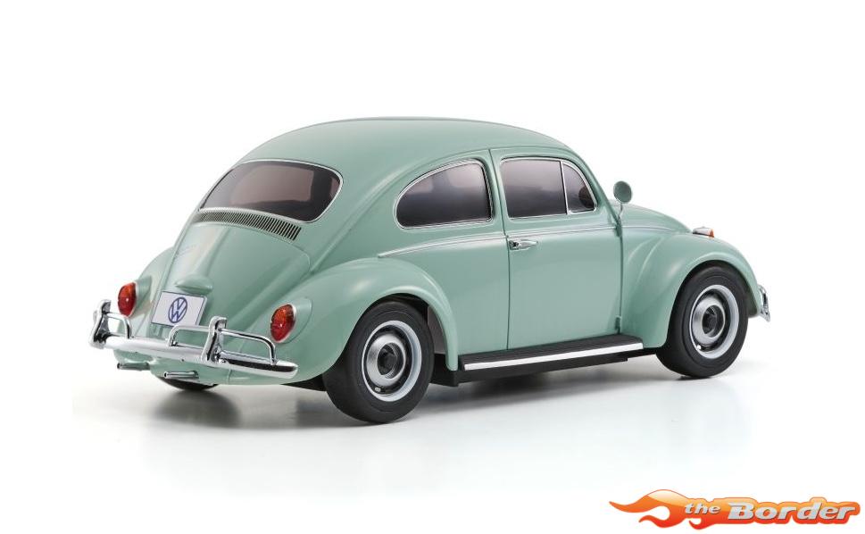 Kyosho Mini-Z Body Set Volkswagen Beetle 1300 1966 Bahama Blue MZP164BBL - Afbeelding 3